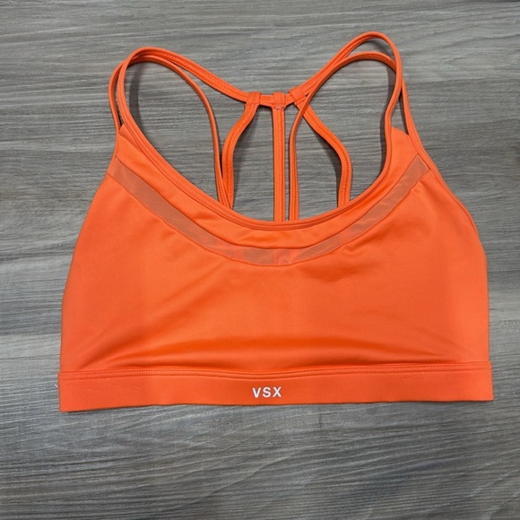 Victorias Secret VSX Vibrant Orange Sports Bra size XS - Picture 3 of 6